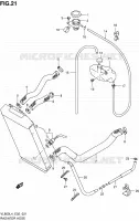 DURITE DE RADIATEUR (VL800CL4 E02) pour Suzuki INTRUDER 800 2014