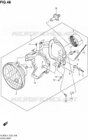 PHARE (VL800CL4 E02) pour Suzuki INTRUDER 800 2014