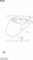 RESERVOIR D'ESSENCE   COUVERCLES pour Suzuki INTRUDER 800 2014