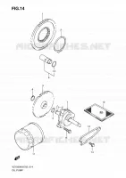 POMPE A HUILE pour Suzuki BOULEVARD 1500 2010