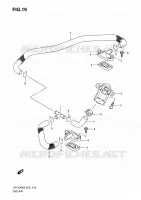 SYSTÈME DE RECYCLAGE GAZ D'ECHAPPEMENT pour Suzuki BOULEVARD 1500 2010