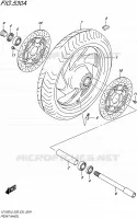 ROUE AVANT pour Suzuki BOULEVARD 1500 2015