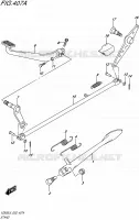 BEQUILLE pour Suzuki INTRUDER 800 2015