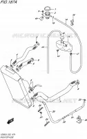 DURITE DE RADIATEUR (VZ800L5 E02) pour Suzuki INTRUDER 800 2015