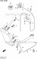DURITE DE RADIATEUR (VZ800L5 E19) pour Suzuki INTRUDER 800 2015