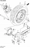 ROUE ARRIERE pour Suzuki INTRUDER 800 2015