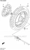 ROUE AVANT pour Suzuki INTRUDER 800 2015