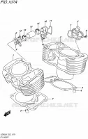 CYLINDRE pour Suzuki INTRUDER 800 2016