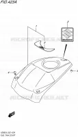 RESERVOIR D'ESSENCE   COUVERCLES pour Suzuki INTRUDER 800 2016