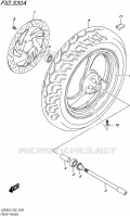 ROUE AVANT pour Suzuki INTRUDER 800 2016