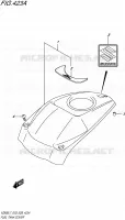 RESERVOIR D'ESSENCE   COUVERCLES pour Suzuki MARAUDER 800 2017