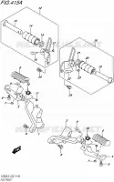 REPOSE PIED pour Suzuki MARAUDER 800 2016