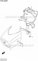 SUPPORT   CARENAGES DE PHARE pour Suzuki MARAUDER 800 2016