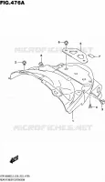 BAVETTE ARRIERE pour Suzuki MARAUDER 1800 2015