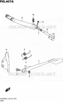 BEQUILLE (VZR1800BZL5 E28) pour Suzuki MARAUDER 1800 2015