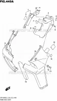 COUVERCLES DE CADRE AVANT (VZR1800BZL5 E28) pour Suzuki MARAUDER 1800 2015