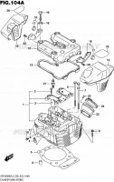 CULASSE (FRONT) (VZR1800BZL5 E28) pour Suzuki MARAUDER 1800 2015