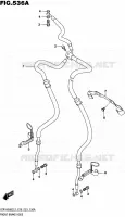 DURITE DE FREIN AVANT (VZR1800BZL5 E28) pour Suzuki MARAUDER 1800 2015
