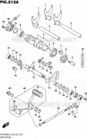 ENSEMBLE SELECTEUR DE VITESSES pour Suzuki MARAUDER 1800 2015