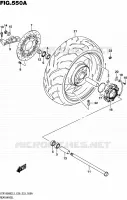 ROUE ARRIERE pour Suzuki MARAUDER 1800 2015