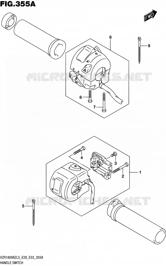 COMMODOS (VZR1800BZL5 E28) Suzuki MOTO 1800 MARAUDER 2015  VZR1800BZ L5 (E03,E28,E33)