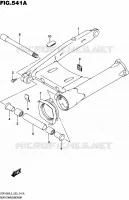 BRAS OSCILLANT ARRIERE pour Suzuki INTRUDER 1800 2015