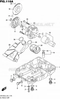 CARTER INFERIEUR   POMPE A HUILE pour Suzuki INTRUDER 1800 2015