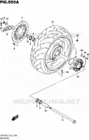 ROUE ARRIERE pour Suzuki INTRUDER 1800 2015