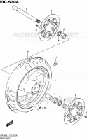 ROUE AVANT pour Suzuki INTRUDER 1800 2015