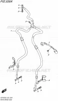 DURITE DE FREIN AVANT pour Suzuki INTRUDER 1800 2016