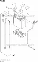 BATTERIE pour Suzuki INTRUDER 1800 2010