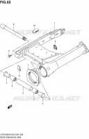 BRAS OSCILLANT ARRIERE pour Suzuki INTRUDER 1800 2010