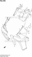 COUVERCLES DE CADRE AVANT (VZR1800K8/NK8) pour Suzuki INTRUDER 1800 2010