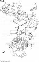 CULASSE AVANT pour Suzuki INTRUDER 1800 2010