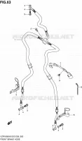 DURITE DE FREIN AVANT pour Suzuki INTRUDER 1800 2010