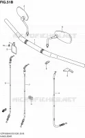 GUIDON (MODEL L0) pour Suzuki INTRUDER 1800 2010