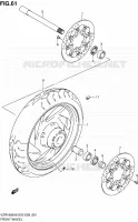 ROUE AVANT pour Suzuki INTRUDER 1800 2010