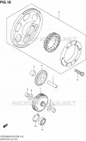 ROUE LIBRE DE DEMARREUR pour Suzuki INTRUDER 1800 2010