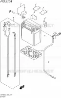 BATTERIE pour Suzuki BOULEVARD 1800 2016