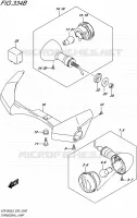 CLIGNOTANTS (VZR1800BZL6 E99) pour Suzuki BOULEVARD 1800 2016