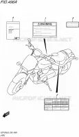 ETIQUETTE pour Suzuki BOULEVARD 1800 2016