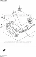 PHARE (N/SIDE REFLECTOR) (VZR1800L6 E99) pour Suzuki BOULEVARD 1800 2016