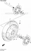 ROUE AVANT pour Suzuki BOULEVARD 1800 2016