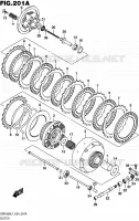 EMBRAYAGE (VZR1800L7 E24) pour Suzuki BOULEVARD 1800 2017