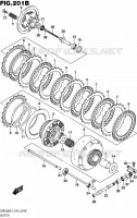EMBRAYAGE (VZR1800BZL7 E43) pour Suzuki BOULEVARD 1800 2017