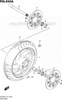 ROUE AVANT pour Suzuki BOULEVARD 1800 2017