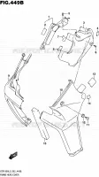COUVERCLES DE CADRE AVANT (VZR1800L5 E19) pour Suzuki INTRUDER 1800 2015