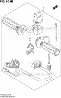 OPTIONSL (GRIP HEATER SET) pour Suzuki BURGMAN 400 2018