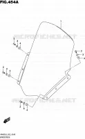 PARE BRISE pour Suzuki BURGMAN 400 2018