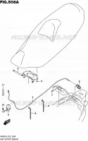 SUPPORT   VERROUILLAGE DE SELLE pour Suzuki BURGMAN 400 2018